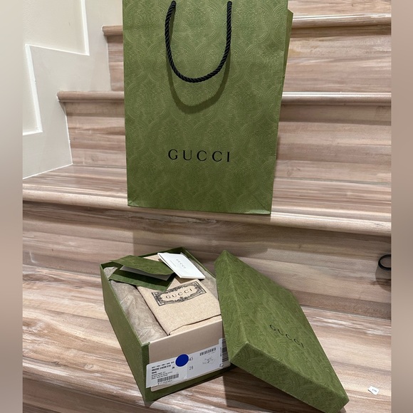 Authentic Gucci GG Kids Tennis Sneakers Size 28 - Picture 7 of 8